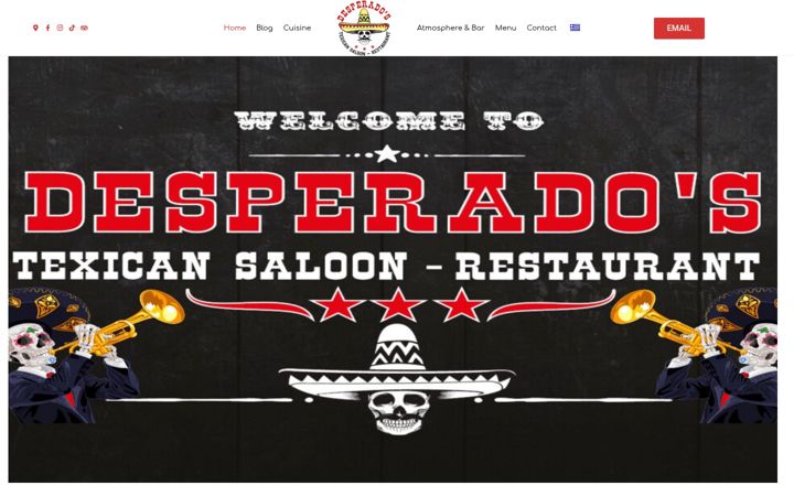 Screenshot of desperadoskavoscorfu.com