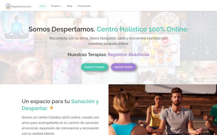 Screenshot of despertamos.com