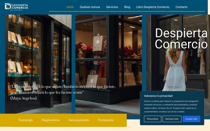 Screenshot of despiertacomercio.com