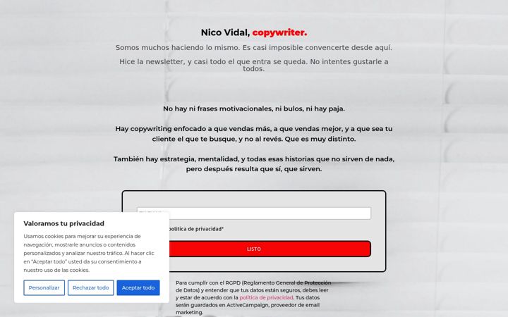 Screenshot of despiertalabestia.com