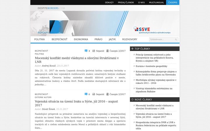 Screenshot of despiteborders.com