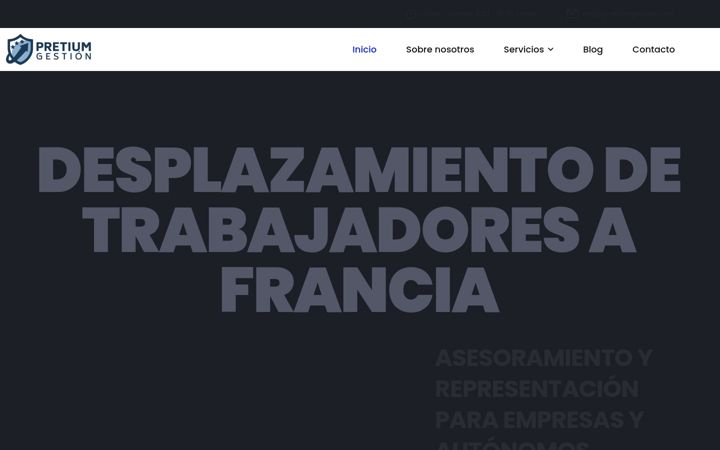 Screenshot of desplazamientos-francia.com