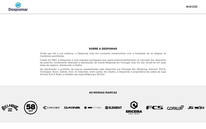 Screenshot of despomar.com