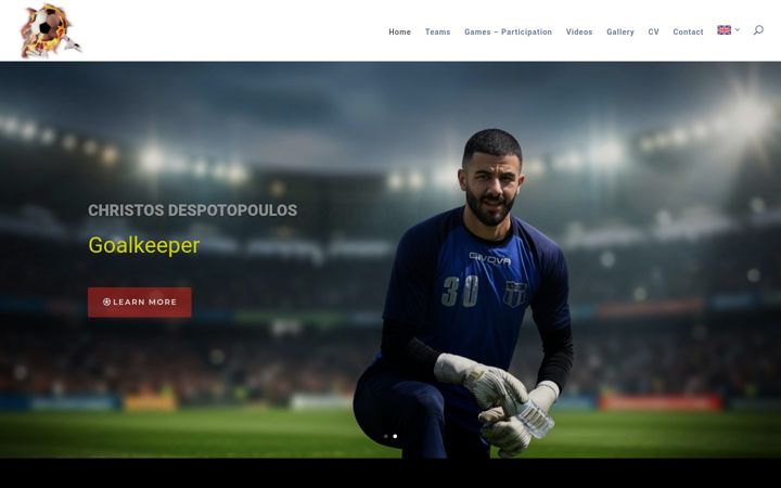 Screenshot of despotopoulos.football