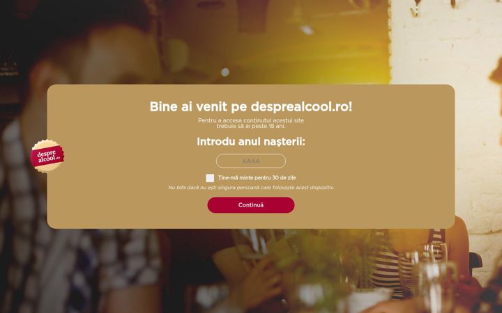 Screenshot of desprealcool.ro
