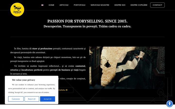 Screenshot stránky despreoameni.ro