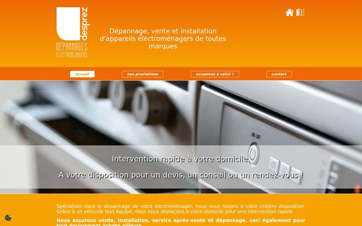 Screenshot of desprez.ch