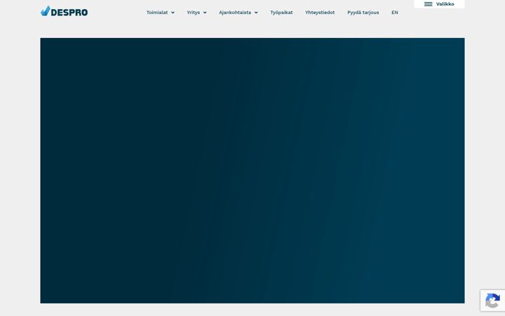 Screenshot di despro.fi