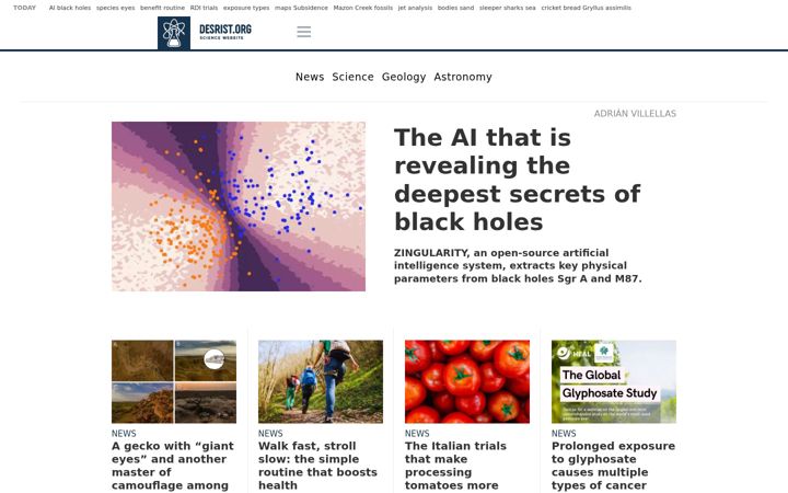 Screenshot of desrist.org
