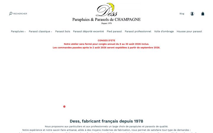 Screenshot of dess.fr
