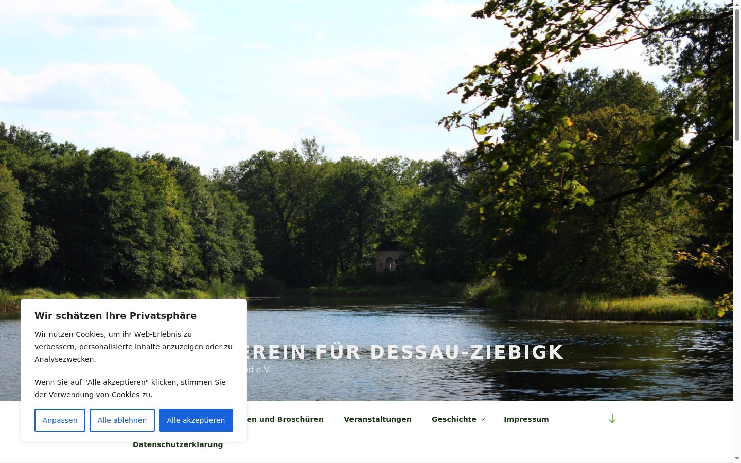 Sutikimo reklamjuostės, rodytos prieš bet kokią sąveiką, ekrano kopija