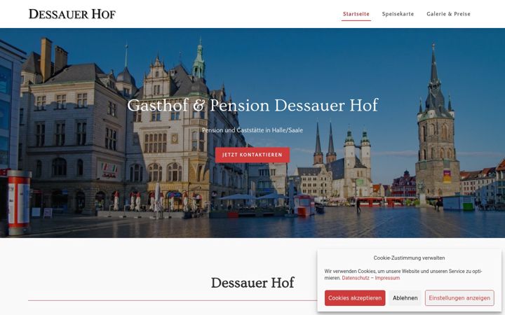 Ekrānuzņēmums no dessauer-hof.de