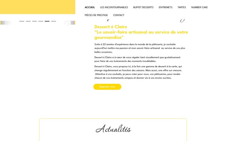 Screenshot of desserteclaire.fr