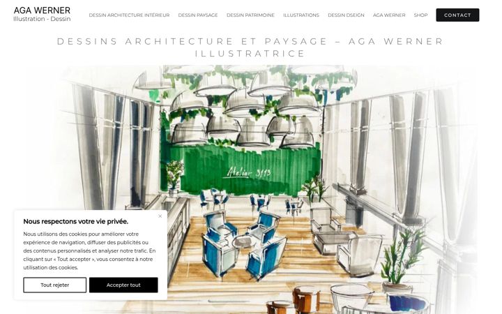 Screenshot of dessin-architecture.fr