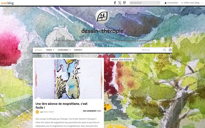 Screenshot of dessin-therapie.com