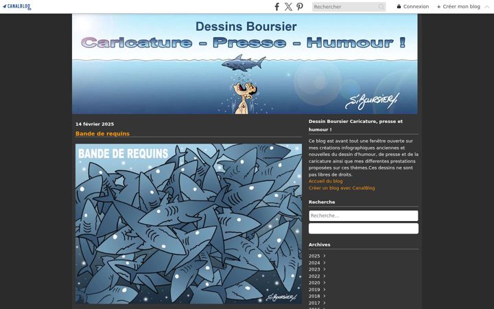 Screenshot of dessinboursier.com