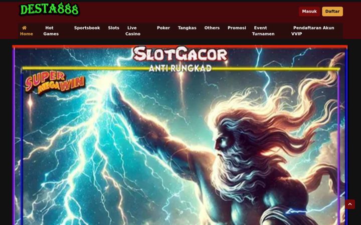 Screenshot of desta888.com