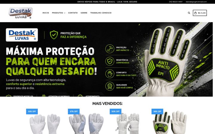 Screenshot van destakluvas.com.br