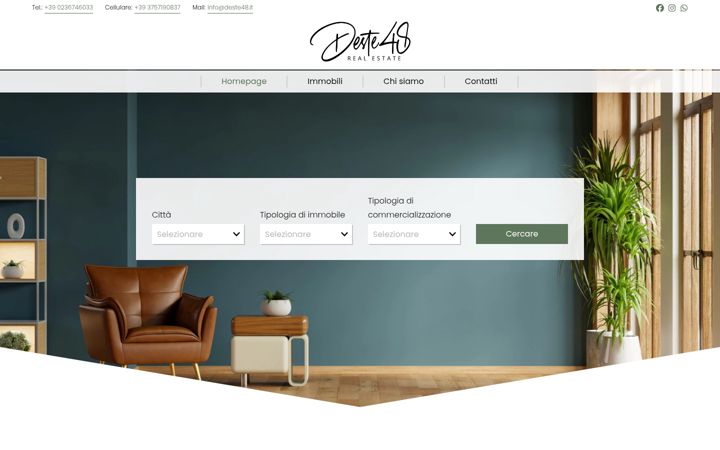 Screenshot of deste48.it