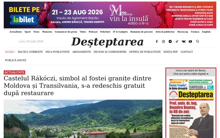 Screenshot of desteptarea.ro