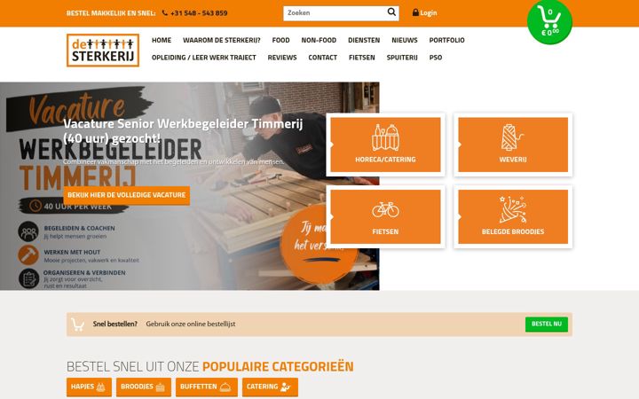 Screenshot of desterkerij.nl