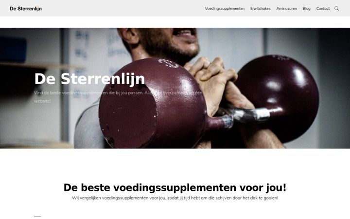 Screenshot of desterrenlijn.nl