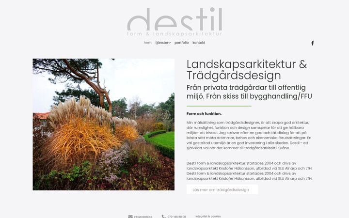 Skærmbillede af destil.se