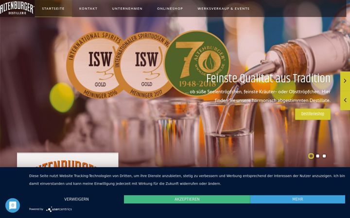 Screenshot of destillerie.de