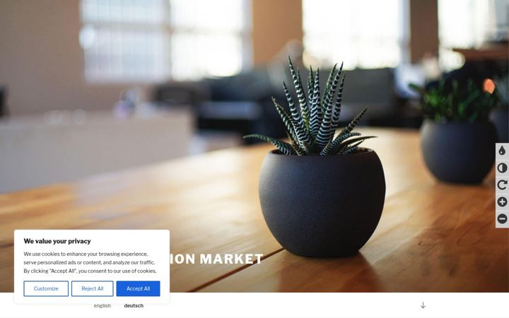 Ekrānuzņēmums no destination-market.eu