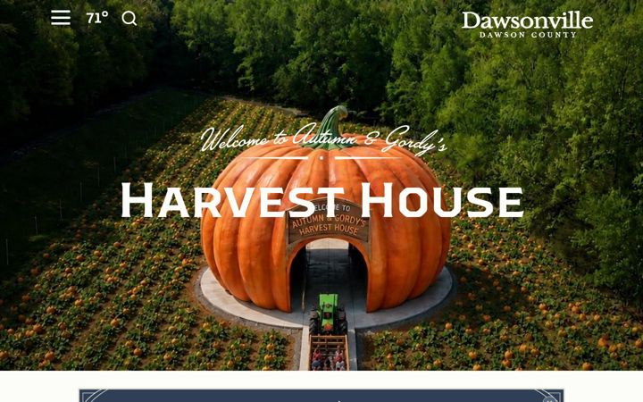 Screenshot of destinationdawsonville.com