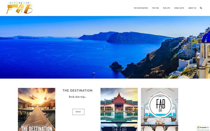 Screenshot of destinationfab.com
