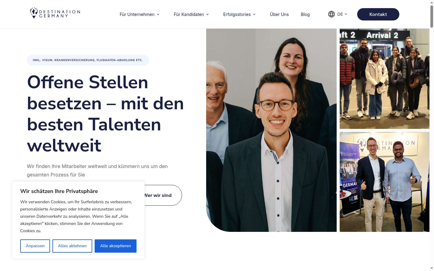 Sutikimo reklamjuostės, rodytos prieš bet kokią sąveiką, ekrano kopija