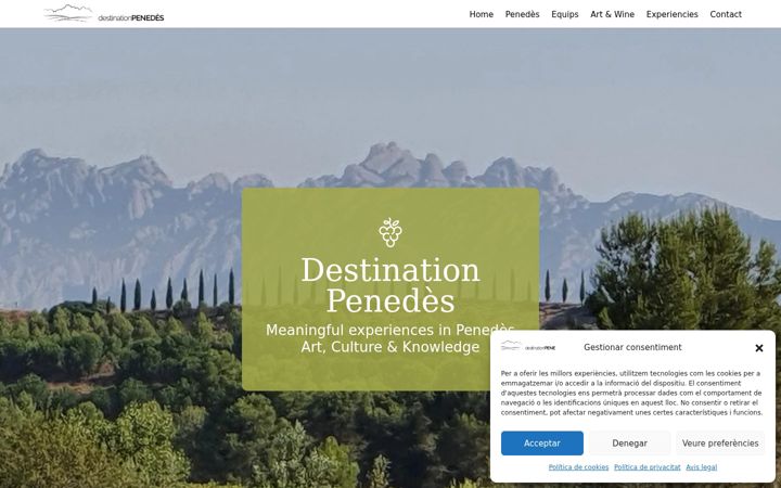 Screenshot of destinationpenedes.com