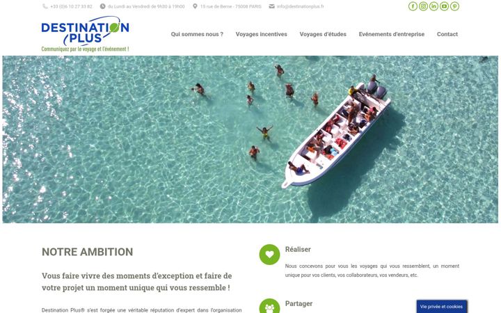 Screenshot του destinationplus.fr