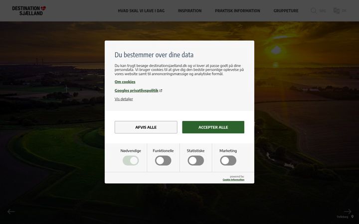 Screenshot of destinationsjaelland.dk