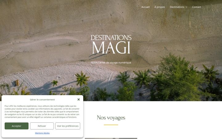 Screenshot of destinationsmagi.com