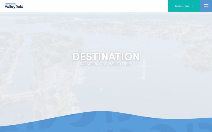 Screenshot of destinationvalleyfield.com