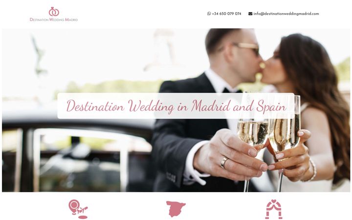 Screenshot of destinationweddingmadrid.com
