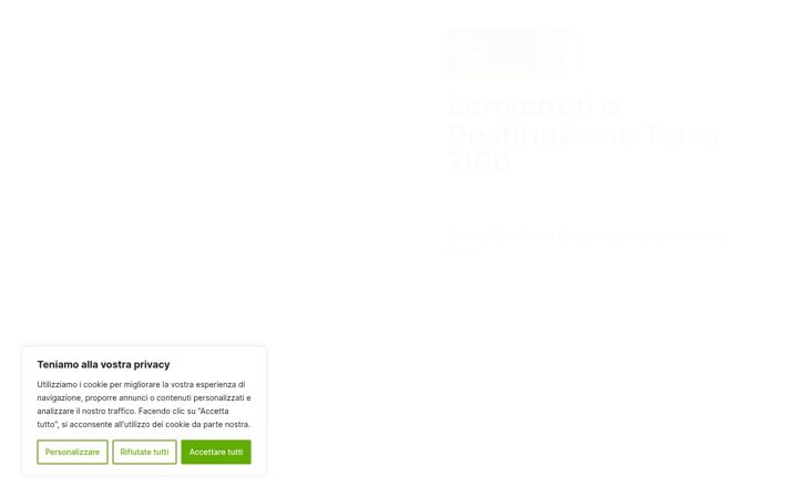 Screenshot of destinazioneterra2100.com