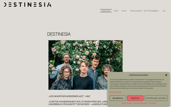 Screenshot of destinesia.de