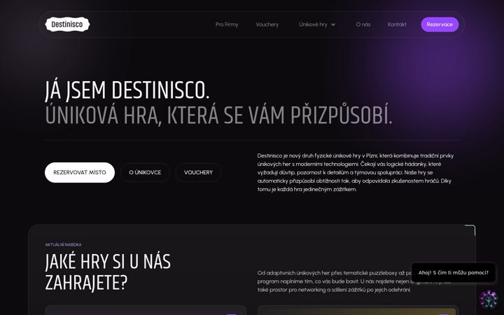 Screenshot van destinisco.com