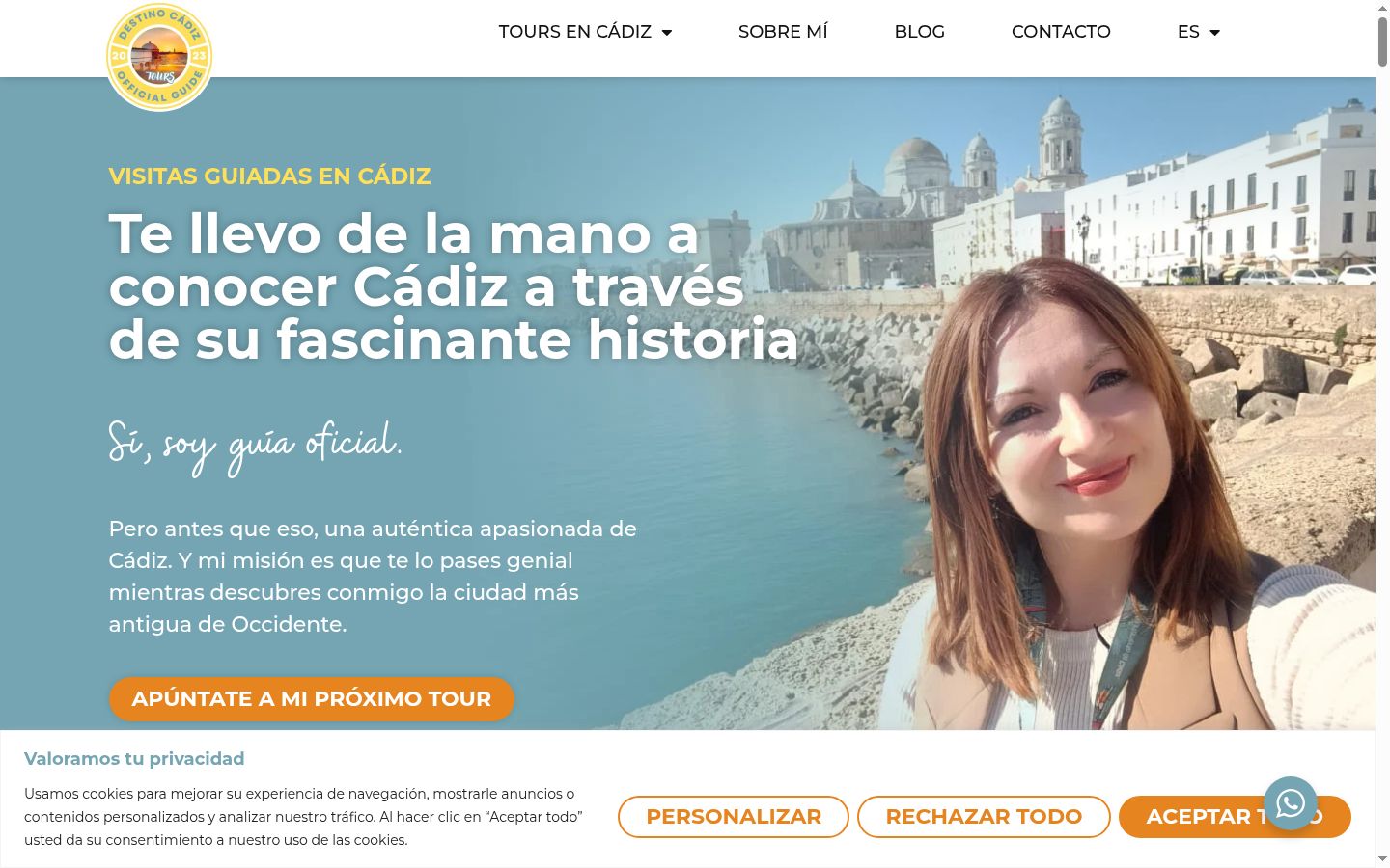 Screenshot tal-banner tal-kunsens muri qabel kwalunkwe interazzjoni