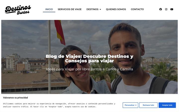 Screenshot of destinosjuntos.com