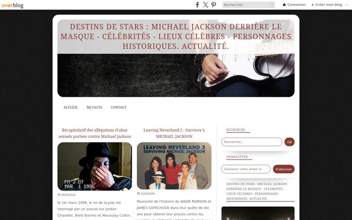 Screenshot of destins-de-stars.com