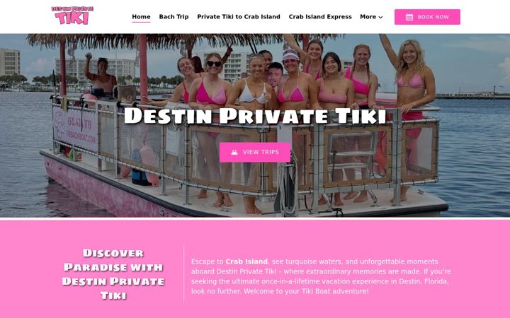Screenshot of destintiki.com