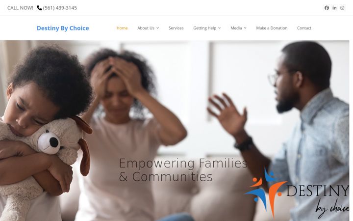 Ekrano kopija destinybychoice.org