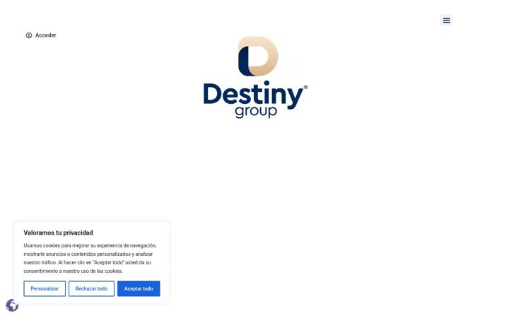Képernyőkép: destinygroup.es