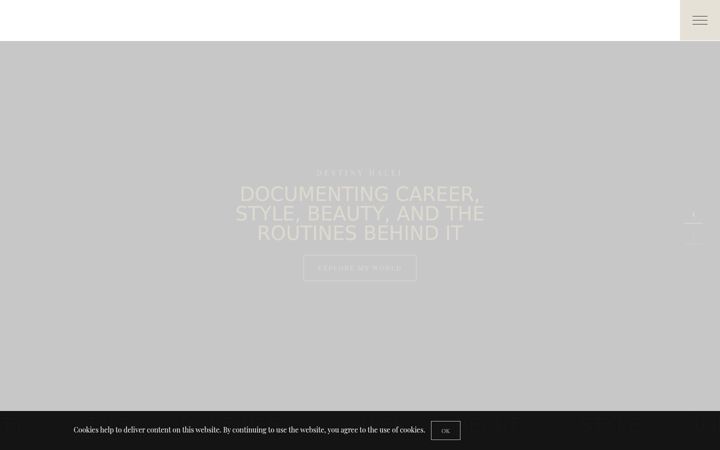 Screenshot of destinyhalei.com