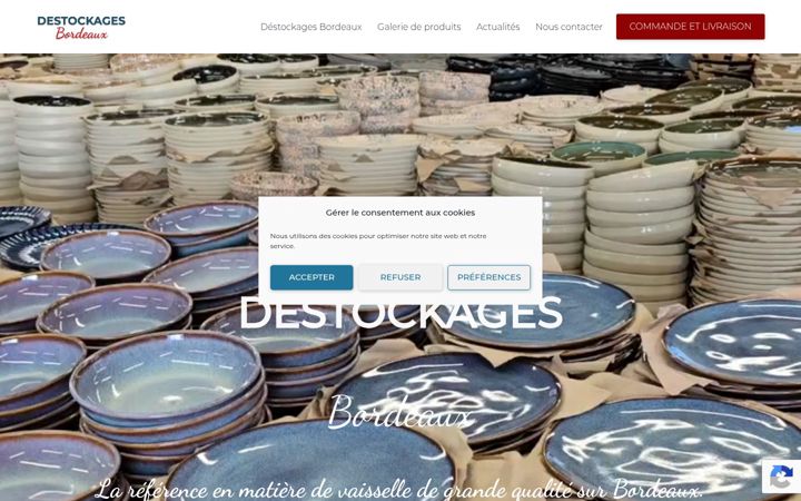 Screenshot του destockages-bordeaux.fr