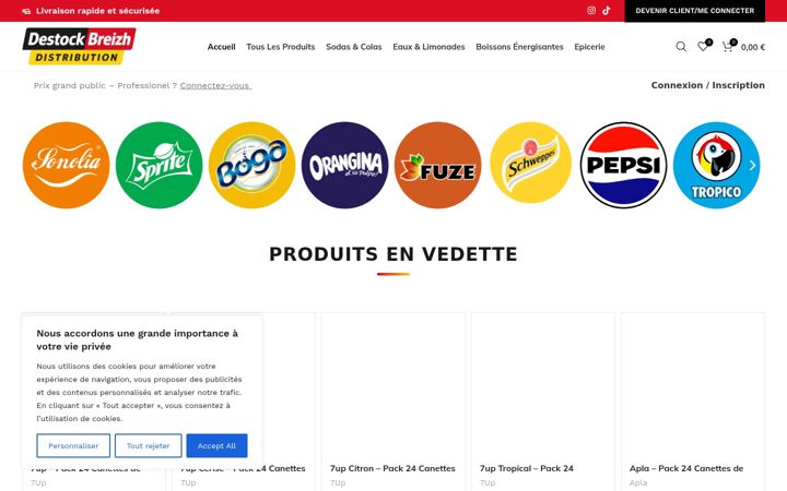 Screenshot του destockbreizh.fr